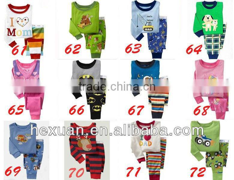 Latest New Design kids pyjamas wholesale