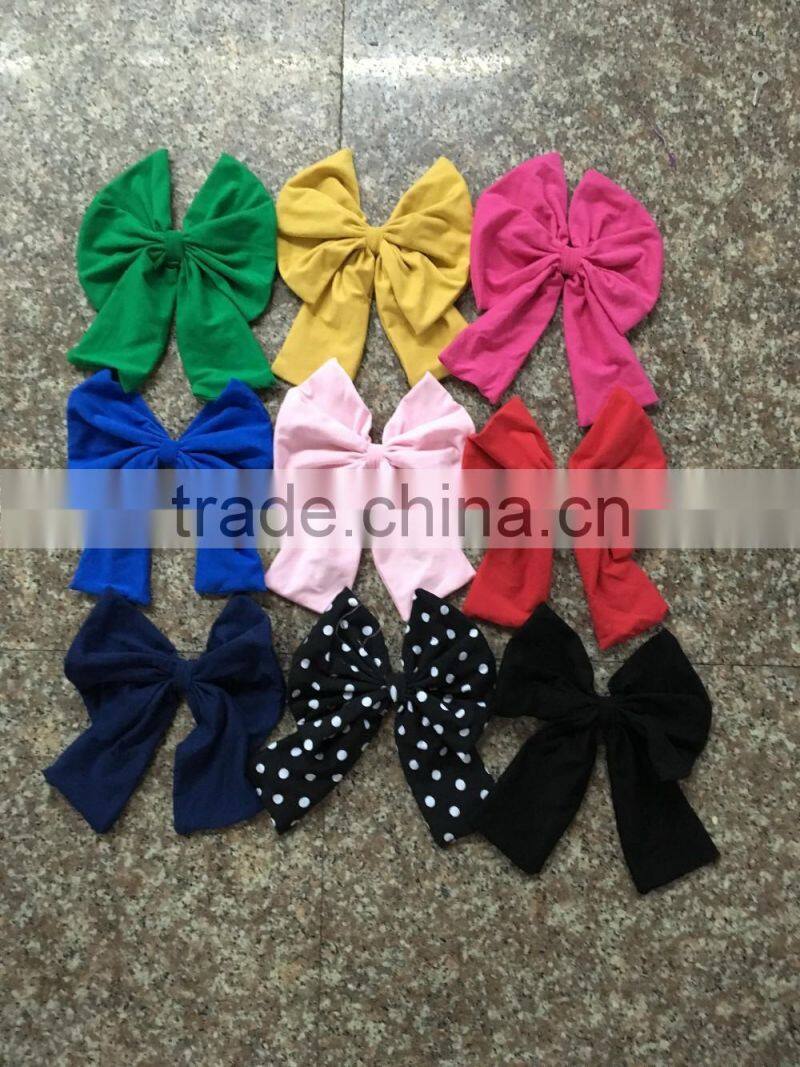 Children Girls Cotton Bowknot Factory Wholesale Fashion Beauty Children Accessories Girls Bowknot