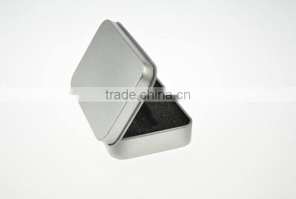 R1846H Manufacturer Wholesale Rectangle mini tin can for U disk Lighter packing box