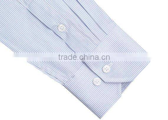 men's long sleeve stripe dress shirt
