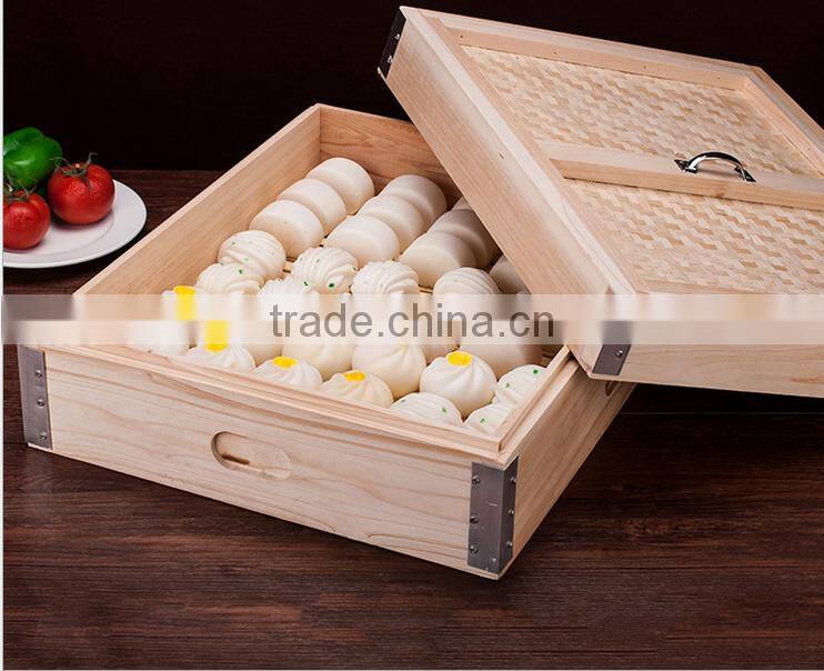 Squre Bamboo Steamer Set