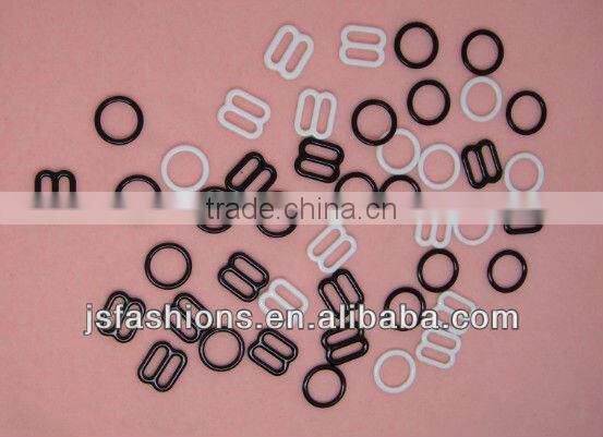 Heart shape metal anti-slippery bra strap hooks and eyes (JS-CR-35)