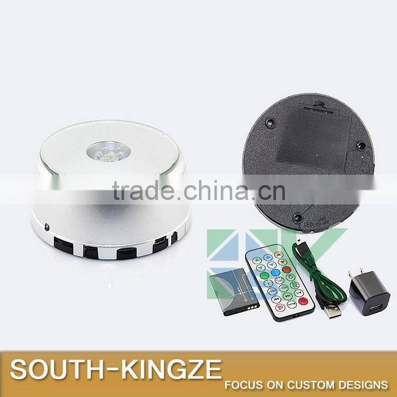 Mirror Face LED Lighting Remote Control Smart Glasses Display Stand