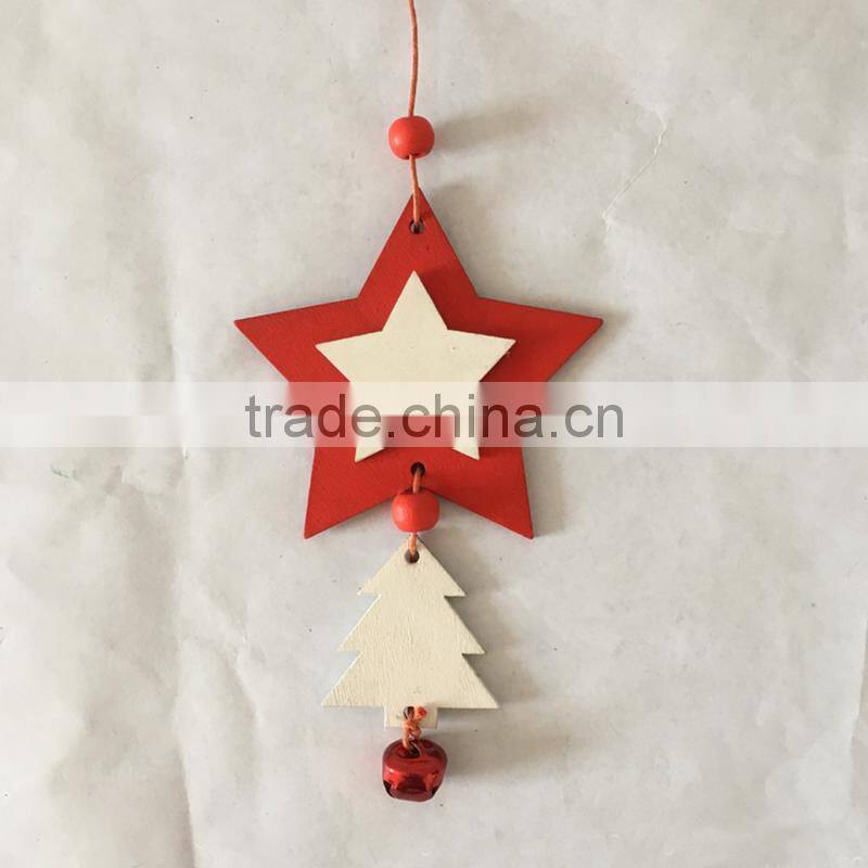 Popular Wholesale Festival Items Promotional Wood Hanging Craft