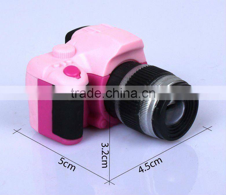 Camera shape LED key ring with sound for promotion logo