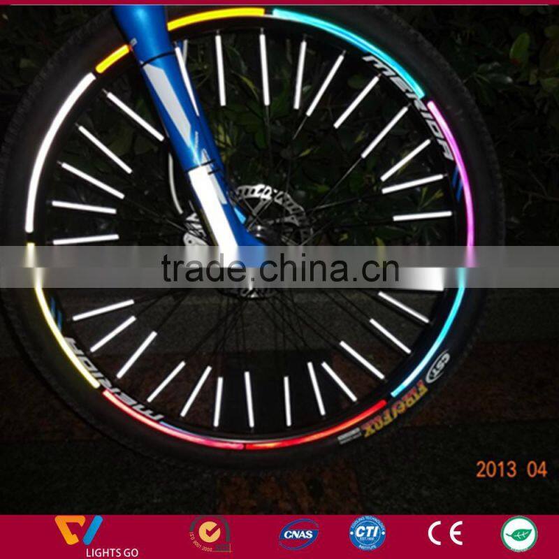 Fluorescent glow in the dark reflective accesories bike reflection
