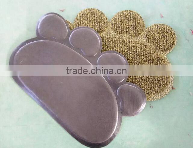 Small Quantity custom size custom design PVC coil cat litter mat/6 kinds design cat litter cat/Beige PVC coil kitty litter mat