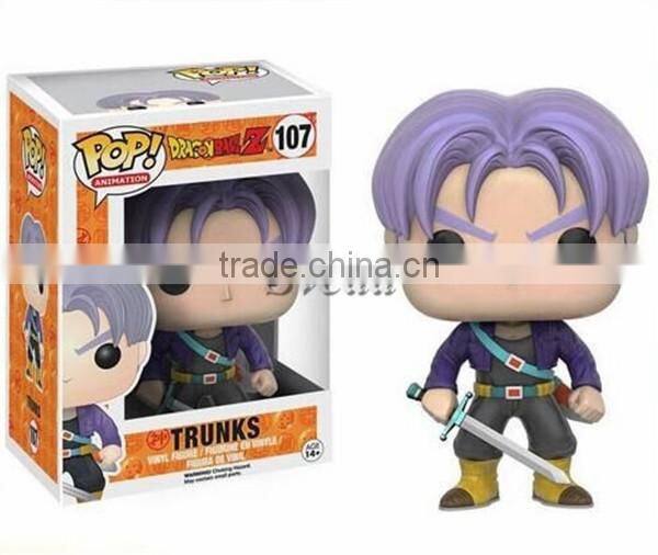 (Hot) 2017 Newest Design POP figure, Dragon Ball Z PVC doll toys, POP figures cheap price