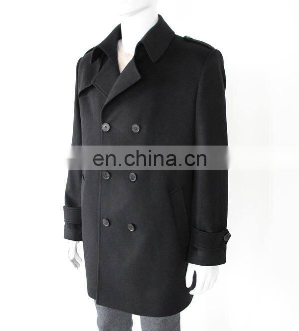 New Fashion 100% Pure Cashmere Wool coat for Men
