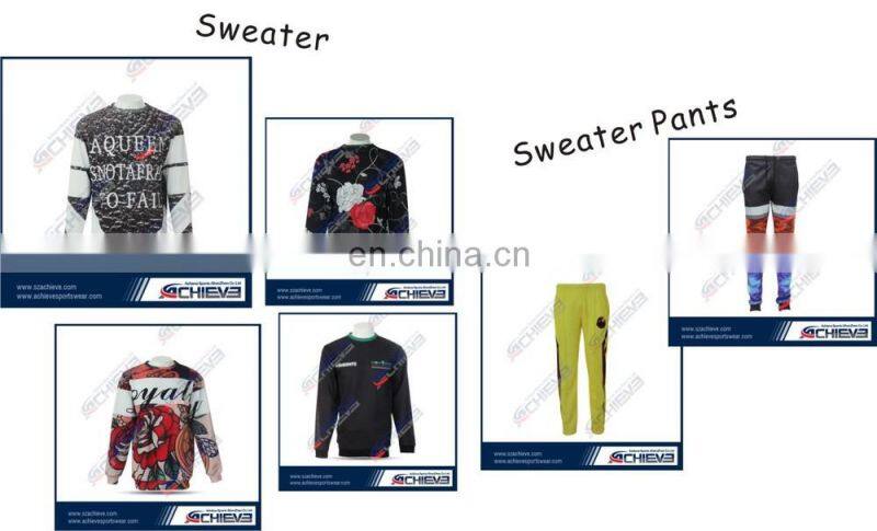 Custom christmas men sweater heat transfer printing 3D pattern