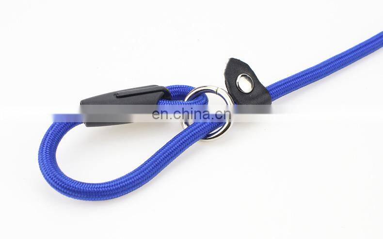 Nylon Dog Training Leash Dogs P Chain Slip Collar Walking Leads Rope S M L For Small Medium Breeds Chihuahua Teddy