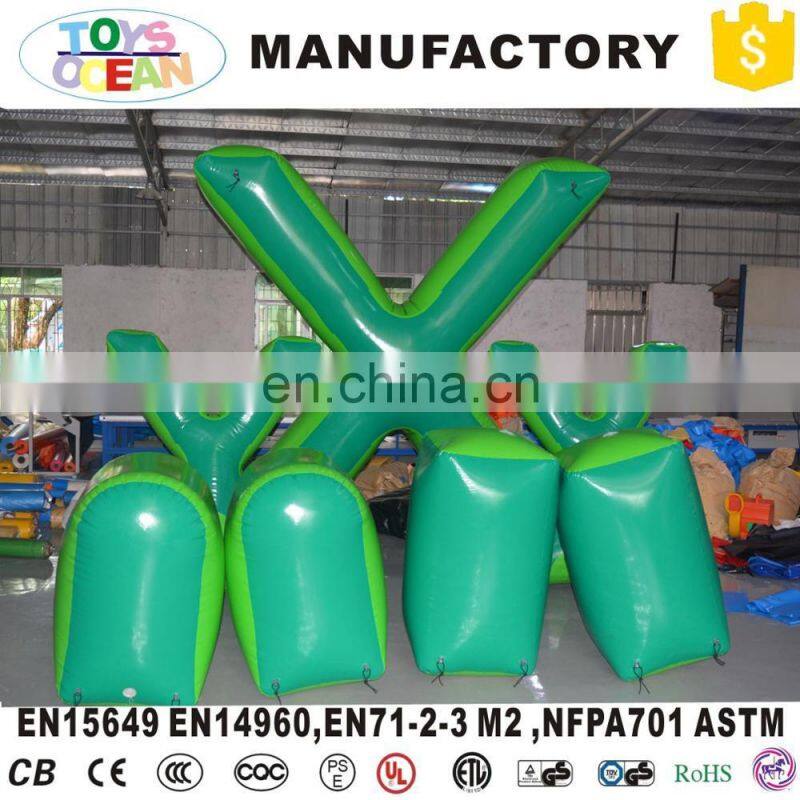 Inflatable tombstones for shooting game, inflatable paintball bunkers for play