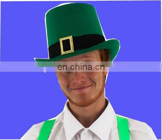 Hot sell st.patrick's day party top hats carnival hats