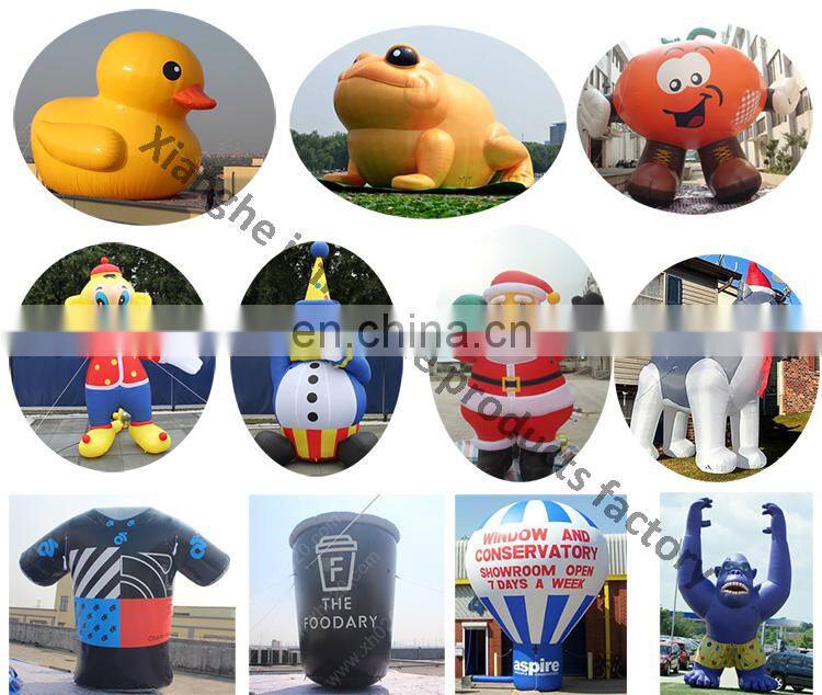 Cusotmized advertising decoration promotional inflatable mascot for sale