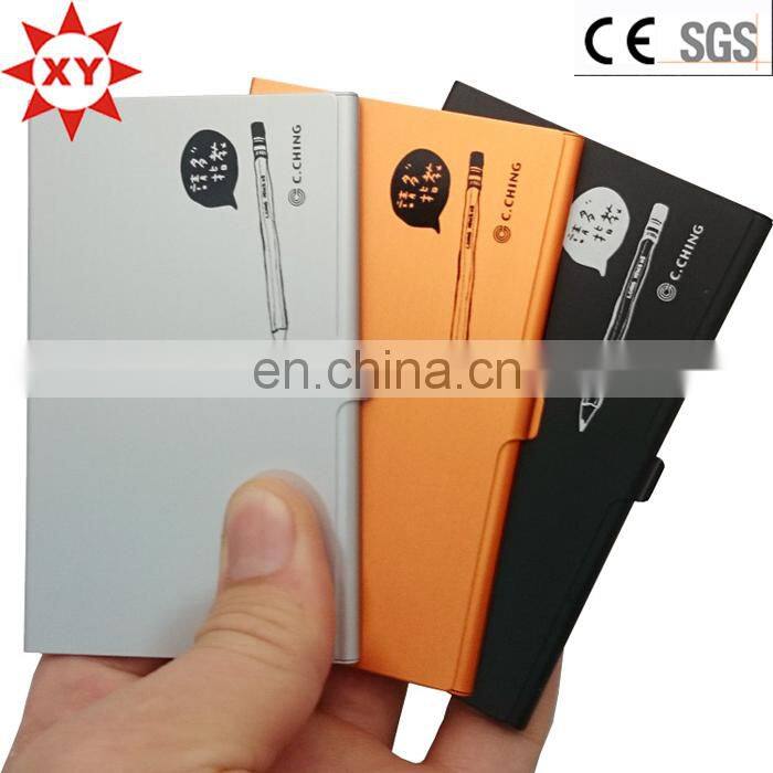 Pink famale leather material card case