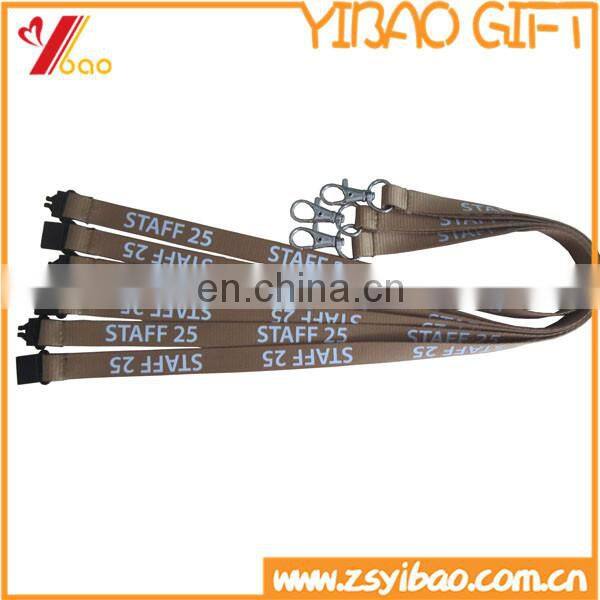 Alibaba wholesale custom polyester detachable cell phone neck lanyard