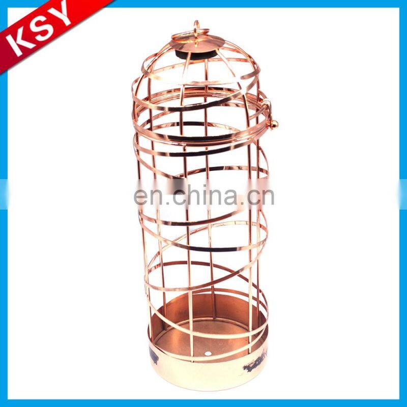 New Product Competitive Price Simple European-Style Antique Metal Artillery Type Wine Bottle Holder Rack