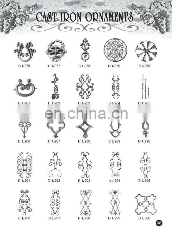 4130-weldable ornamental cast steel flowers producer hebei china