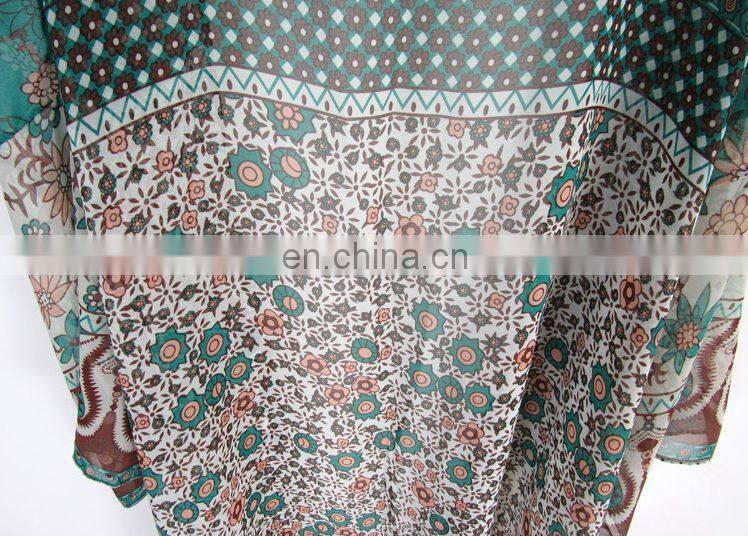 Cover Up Beach Wear Bikini 2019 Dresses For Women Pareo Tunics Summer 2019 Chiffon Lengthened Coastal Skirt Print Acetate Sierra