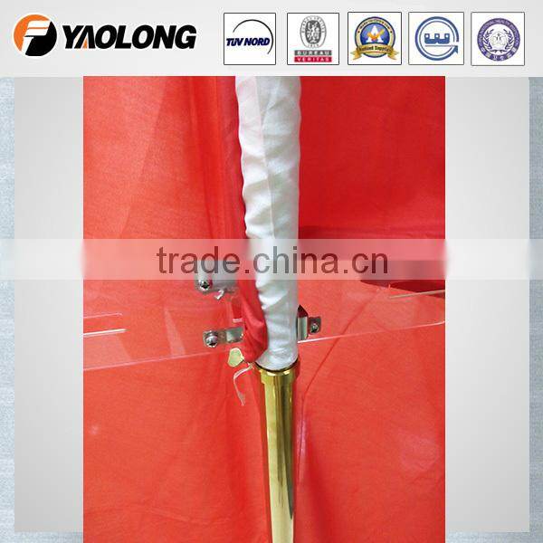 3m gold titanium indoor office flag pole