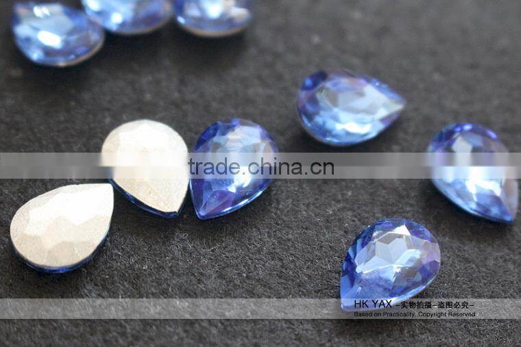W0528 China factory teardrop fancy crystal beads,teardrop beads fancy crystal,fancy crystal teardrop beads for wedding dress