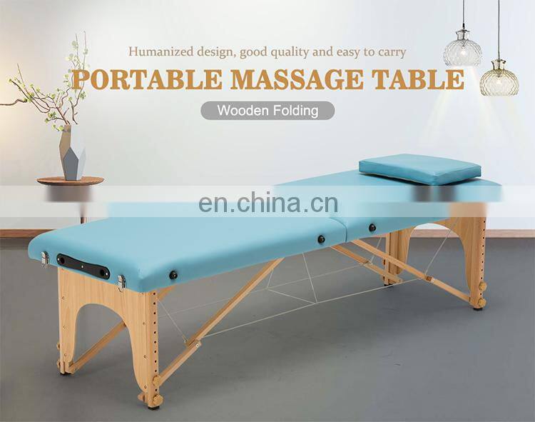 wooden facial bed folding massage table portable massage bed