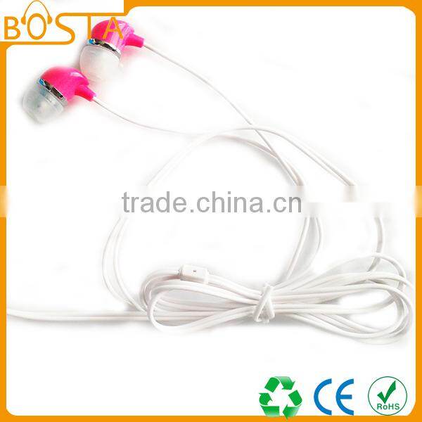 Free sample stylish good quality wholesale deep bass cheap stereo earphones
