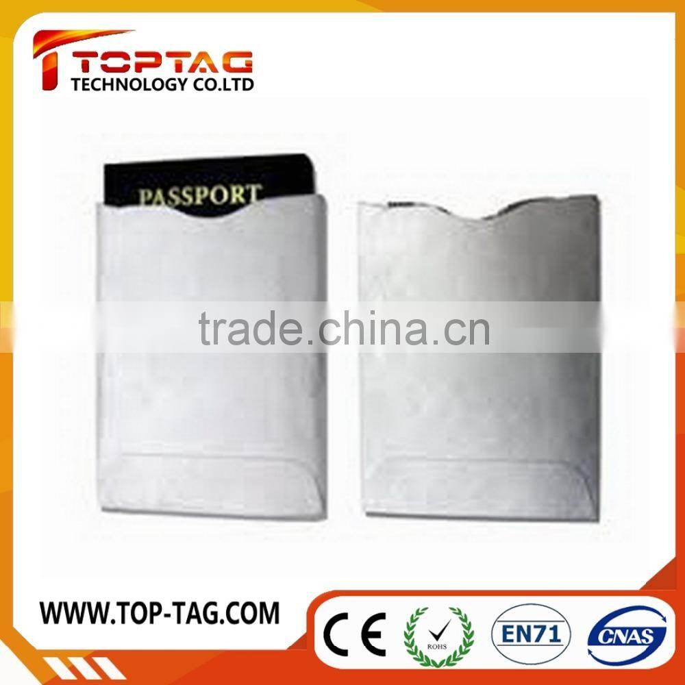 Passport / Credit card protector Aluminum foil rfid blocking card sleeve