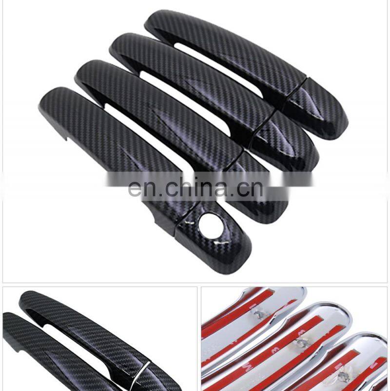 for Suzuki Maruti SX4 Fiat Sedici 2006 2007 2008 2009 2010 2011 2012 2013 Carbon Fiber Door Handle Cover Catch Trim Accessories