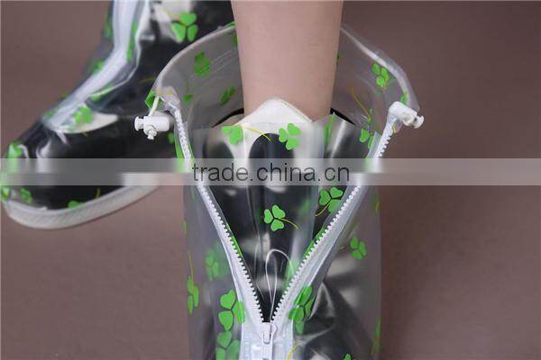 PVC Material black rain shoe cover,rain boot