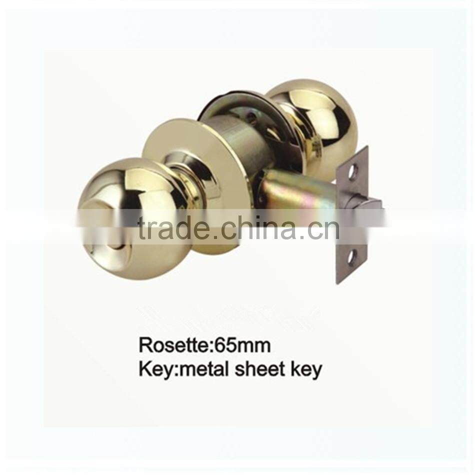 Cylindrical knob lock/double steel door knob lock/kitchen cabinet concealed hinges