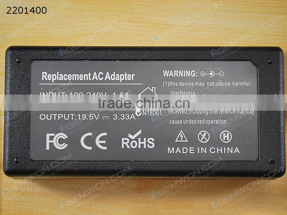High Copy Laptop AC Power adapter for Hp pavilion sleekbook 14-b000 693715-001 19.5V 3.33A 4.8*1.7mm