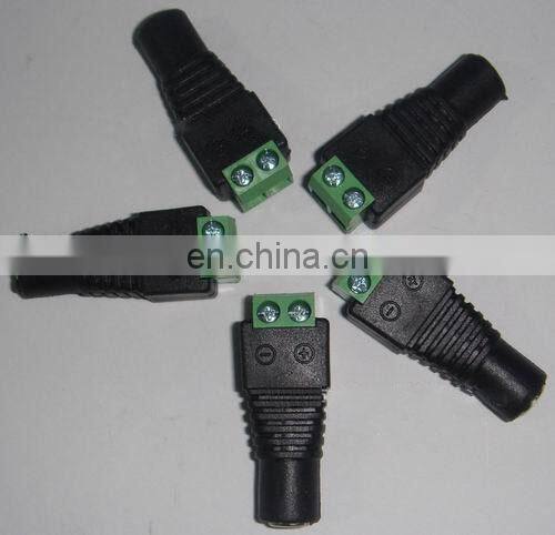 DC Power Cable Female Plug Connector Adapter Jack 5.5*2.1mm to connection led strip