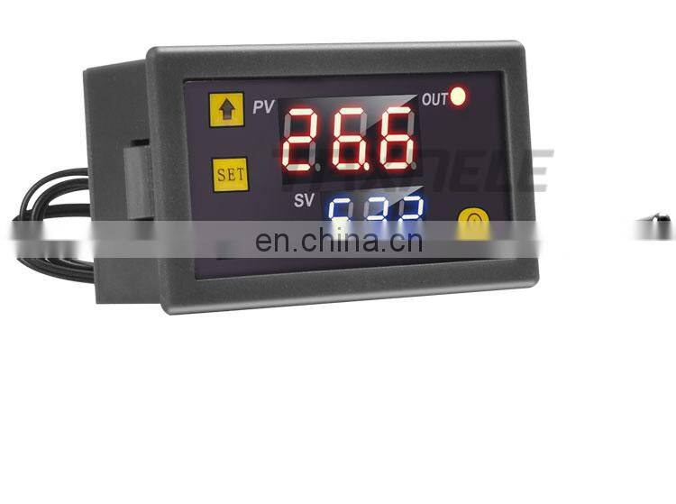 W3230 DC 12V 24V 110V-220V AC Digital Temperature Controller LED Display Thermostat With Heating Cooling Control Instrument