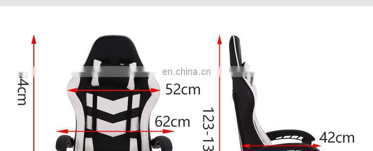 Best seller home office anchor game e-sports lift can lie racing gaming chair with lights and speakers