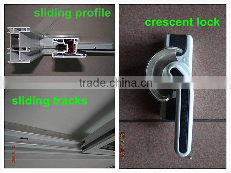 Economical low cost PVC sliding window, sliding PVC window