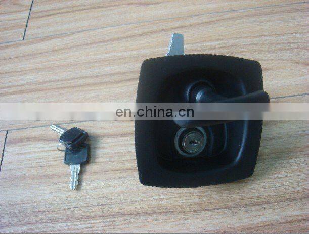 MS858C-3 Black Powder Coated Iron/Steel Industrial Flush Pull Latches Cabinet Hardware Vehicle Toolbox Panel Paddle Locks