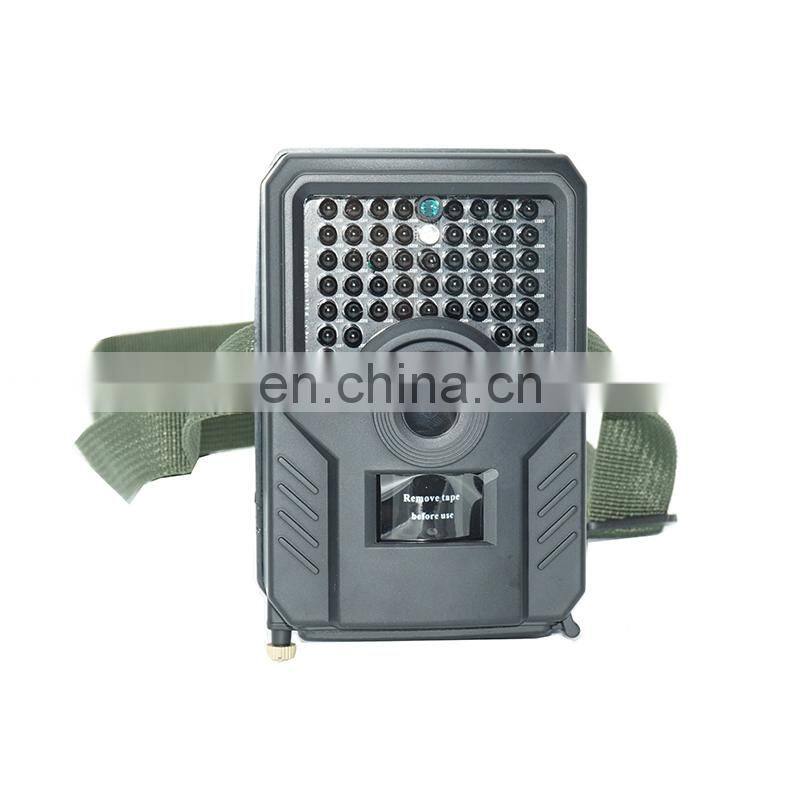 PR200 Black color mini 120 degree waterproof 12MP wildlife trail hunting camera security