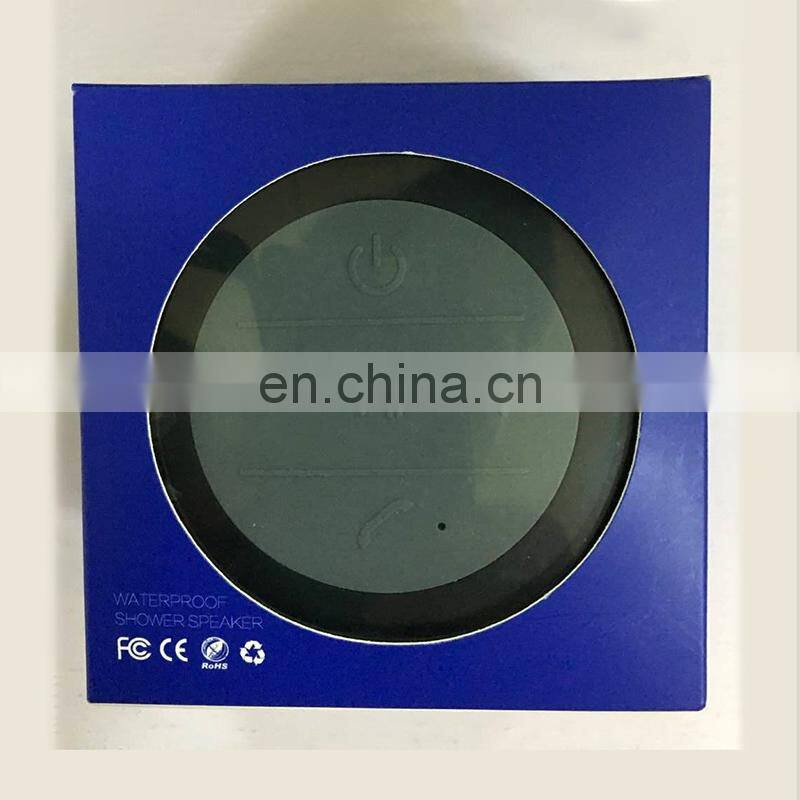 High quality suction cup waterproof shower speaker wireless