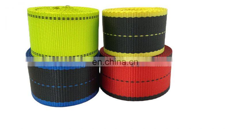 hot sale 45mm climbing harness Low extend high strength polyester custom webbing belt for body fall protection