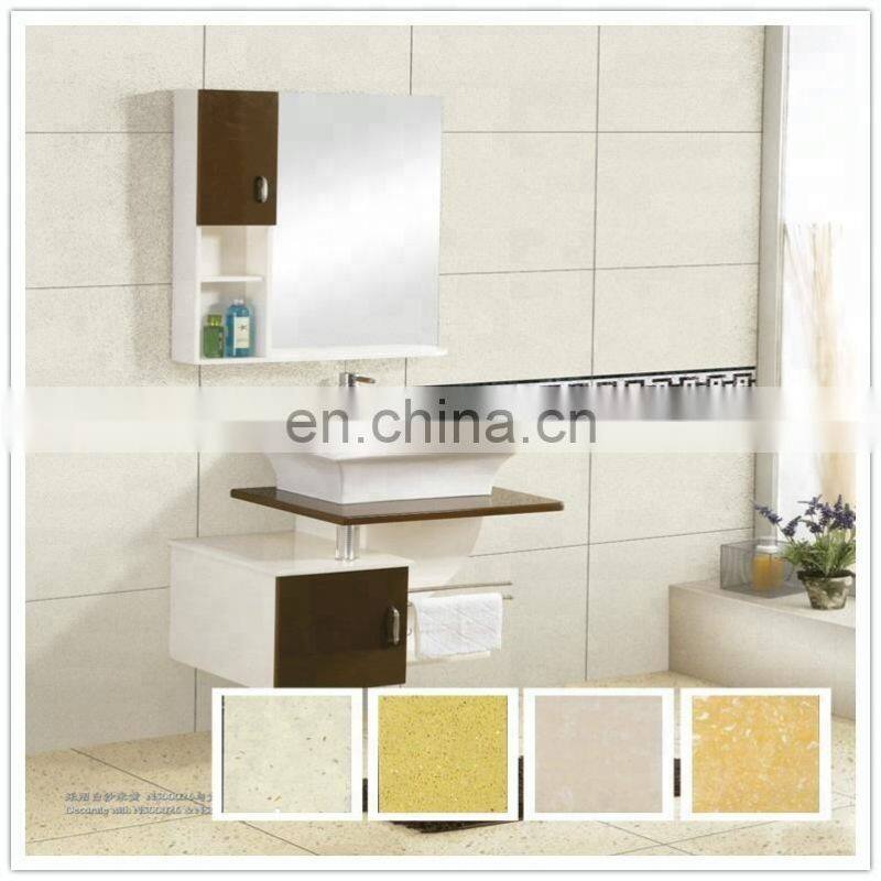 Colorful faux stone panels for inner wall and floor