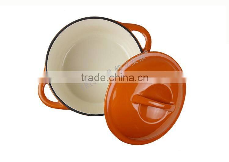 Multi Color die enameled Cast Iron Cookware TR1004 seasoning