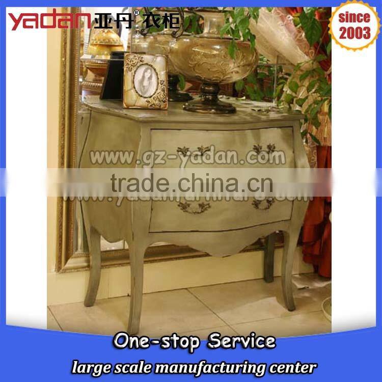 simple style high storage night table,french style night table used, bedside cabinet