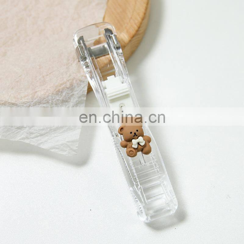 New Push Clip Stapler Staple Remover Binder Push Clamp Tape Dispenser Paper Clips Office Supplies Set Desktop Supplies