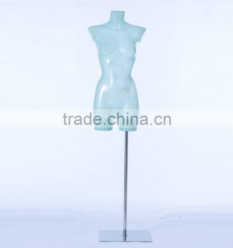 window display female torso mannequin
