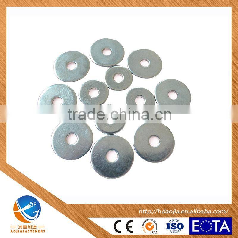 FLAT WASHER WHITE ZINC,