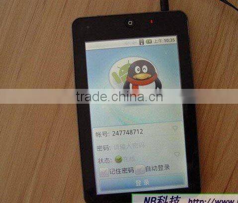 7 inch tablet pc ,MID TCC8902,Android2.1,wifi