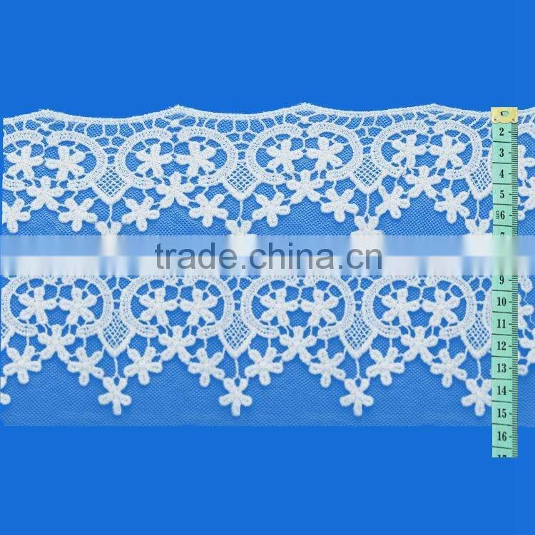 Factory Direct sale stylish 13cm width cotton mesh lady design collar neck