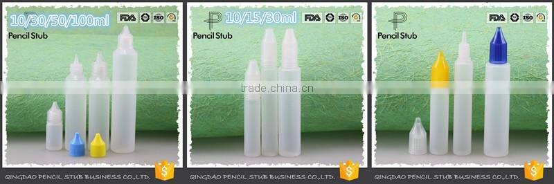 15ml unicorn bottle pen shape bottle 15ml PE plastic unicorn bottle