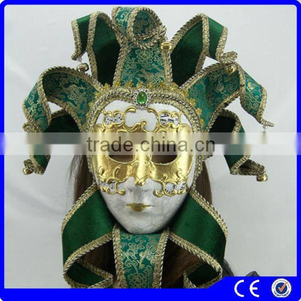 2015 hot sale full face hot handmade environmentally Venetian masks